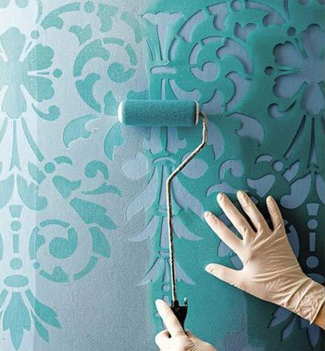 Painting Designs For An Exotic Interior Lyskaam - Wall Paint Design Images